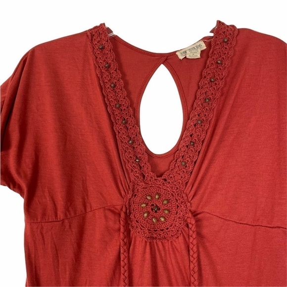 American Rag Cie Rust Belted Dress - Picture 6 of 7